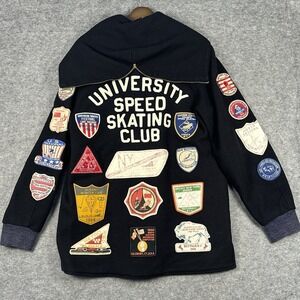 Polo Ralph Lauren Rugby Coat University Speed Skating Club Jacket Hooded